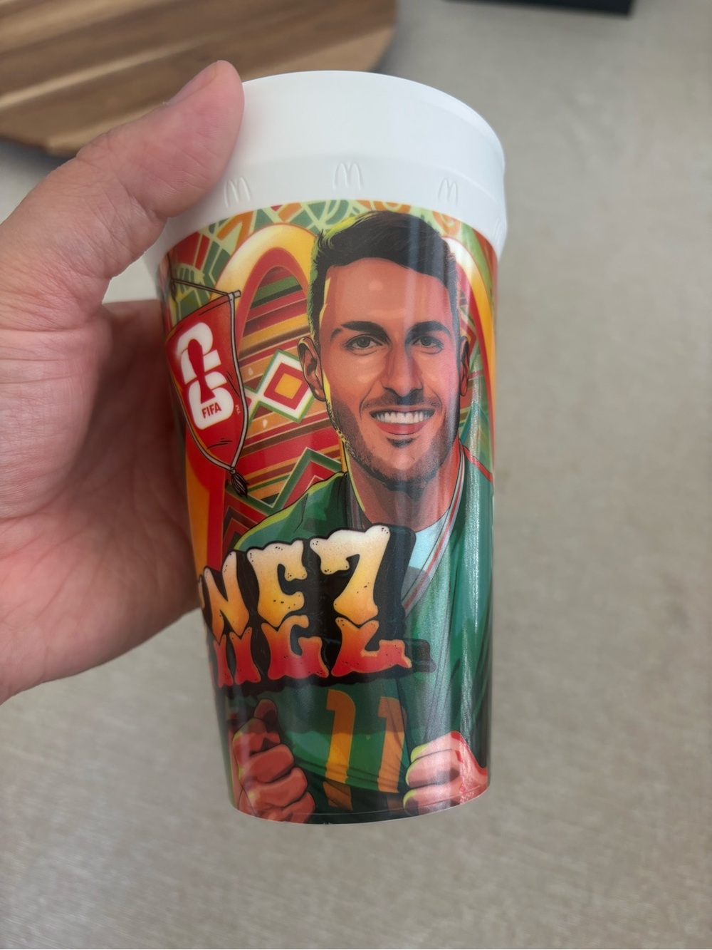 McDonald's Gimenez FIFA Player Collectible Cup